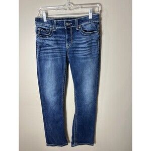 Women’s BKE Buckle Harper Jeans Blue Stretch Denim Bootcut Size 26 Regular